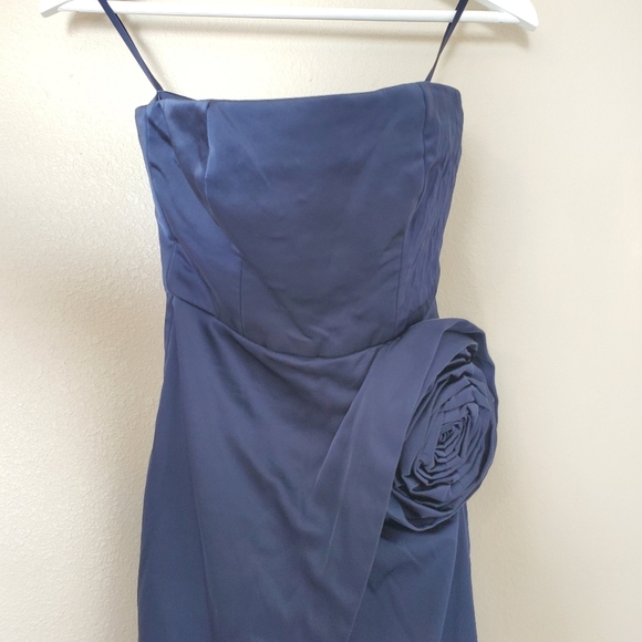 Ronny Kobo Collection Navy Strapless Dress - Picture 6 of 9